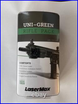 LaserMax UNI Green Rifle Pack Rail Mount Laser Sight LMS-UNI-G DISCONTINUED