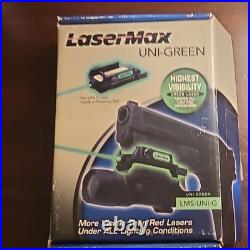 LaserMax UniMax LMS-UNI-G Green Laser Sight Picatinny/Weaver Rail Mount