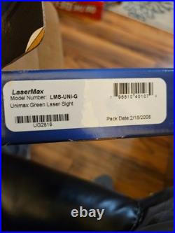 LaserMax Uni-Green / Laser Sight / LMS-UNI-G UNIVERSAL MOUNT (NOS)