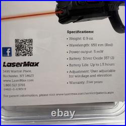 LaserMax Uni-Max Essential LMS-UNI-ES Red Rail Mount Laser Picatinny New