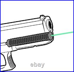 Lasermax Guide Rod Green Laser Sight For Glock Gen 1-3 Models 19, 23, 32, 38