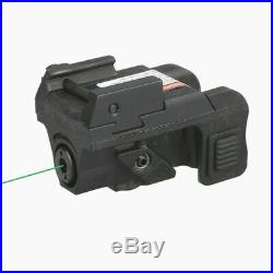 Low Profile Green Laser Sight for Sub-compact Pistols withUSB Rechargeable Battery