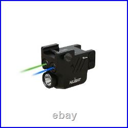 Low Profile P3BGL 500lm Flashlight Blue Green Laser Sight Combo Pistol USB Recha
