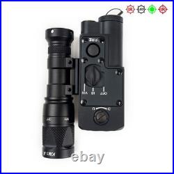 M300V IR Lighting LED Flashlight + CQBL-1 Aiming IR Green Laser Hunting Sight