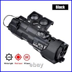 MAWL C1 Metal Visible Red/Blue Laser IR Sight LED White Light 20mm Rail US
