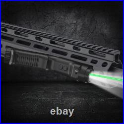 MLOK Red/Green/Blue Laser Sight with 1000 Lumens Flashlight green