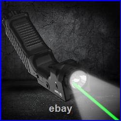 MLOK Red/Green/Blue Laser Sight with 1000 Lumens Flashlight green