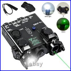 Metal DBAL-A2 Green Laser IR Laser Dual Beam illuminator Sight with LED Flashlight