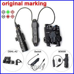 Metal DBAL-A2 IR Laser Sight + Red/Green Laser + M300B M300C Light + Dual Switch