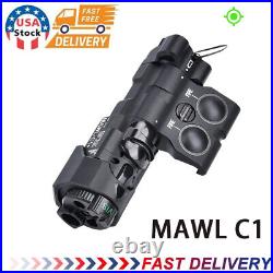 Metal MAWL C1 Green Visible Laser Sight / IR Pointer light / White Light Module