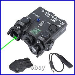 Metal PEQ-15A DBAL-A2 IR Laser Green laser Dot Sight Light LED Flashlight BK
