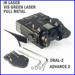 Metal Tactical DBAL-A2 PEQ-15A IR/Visible Laser Dot Sight Light Dual Beam Aiming