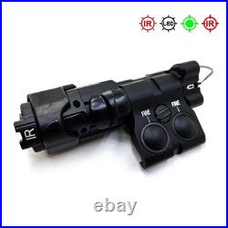 Metal Tactical Flashlight for MAWL C1 LED + IR / Green Laser + IR illuminator