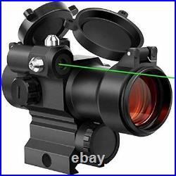MidTen 1x29mm Red Dot Sight Scope Optics with Green Laser Waterproof Reflex S
