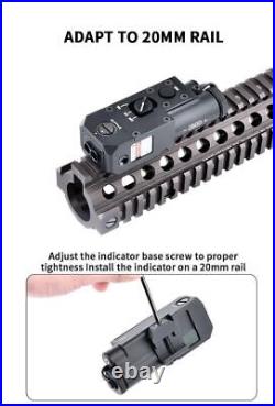 Mini Green Dot Laser IR Aiming Sight CQBL-1 Adjustable IR Indicator 20mm Rail US