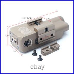 Mini Green Dot Laser IR Aiming Sight CQBL-1 Adjustable IR Indicator 20mm Rail US