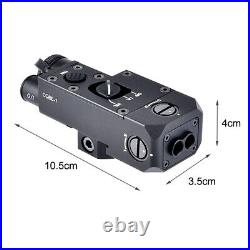 Mini Green Dot Laser IR Sight CQBL-1 Adjustable IR Indicator 20mm Rail US