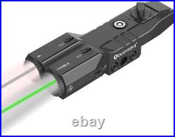 Mlok Picatinny Mounted Tactical Flashlight Green Laser 940nm IR Illuminator F