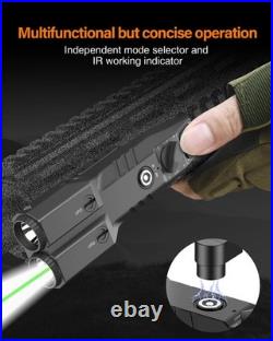 Mlok Picatinny Mounted Tactical Flashlight Green Laser 940nm IR Illuminator F Mlok Picatinny Mounted Tactical Flashlight Green Laser 940nm IR Illuminator F