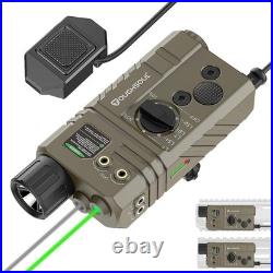 Mlok and Picatinny Mounted Tactical Flashlight Green Laser Infrared(IR) Laser 3