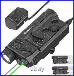 Mlok and Picatinny Mounted Tactical Flashlight Green Laser Infrared(Ir) Laser 3