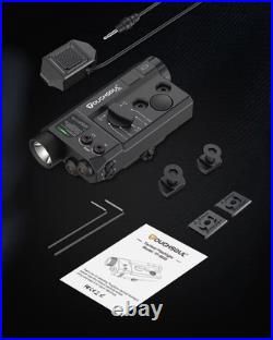 Mlok and Picatinny Mounted Tactical Flashlight Green Laser Infrared(Ir) Laser 3