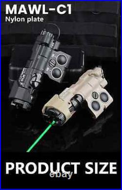 Modular Advanced Weapon Laser MAWL-C1+ (Green Laser) Plastic WADSN WD06076-DE