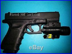 NEW ADE CREE LED FlashLight GREEN Laser Sight for S/W, Sd40ve/Sd9ve Glock Pistol