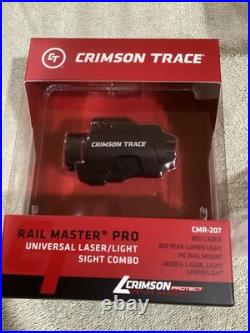 NEW Crimson Trace Rail Master Pro CMR-207 Light/laser Combo 400 Lumen 01-07730
