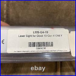 NEW Lasermax Guide Rod Red Laser Sight For Gen 4 Glock 19 Handgun, LMS-G4-19