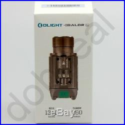 NEW Olight Baldr Pro Tactical LED WeaponLight Flashlight Green Laser Sight 1350L