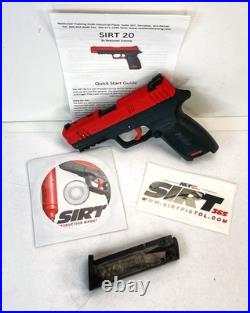 NLT, Pro 20c SIRT Trainer Pistol, Steel Slide, Green Laser, Red and Black Finish