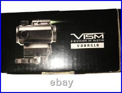 Ncstar VISM 3 MOA Micro Red & Blue Dot Sight with Green Laser Sight VDBRGLB
