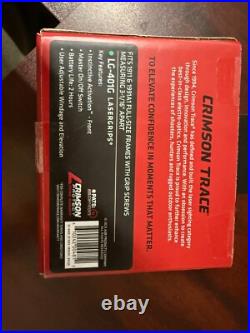 New Crimson Trace Black Lasergrips For 1911 Full-Size Green Laser Sight