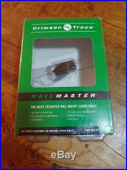 New Crimson Trace Rail Master Universal Green Rail Mounted Laser Sight CMR-206