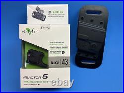 New Viridian Reactor 5 Green Laser Sight for Glock 43 with ECR Instant on Holster
