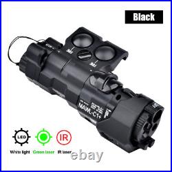 New WADSN MAWL C1+ Laser Green IR Laser Sight White LED Strobe Flashlight