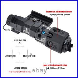 New WADSN MAWL C1+ Laser Green IR Laser Sight White LED Strobe Flashlight