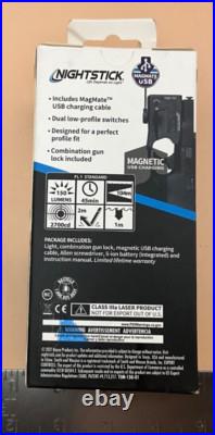 Nightstick Rechargeable Subcompact Handgun Green Laser Light Sight Tsm-15g