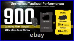 Nitecore NPL25 GL 900 Lumen Rechargeable Flashlight Torch with Green Laser Sight