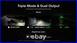 Nitecore NPL25 GL 900 Lumen Rechargeable Flashlight Torch with Green Laser Sight