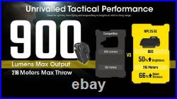 Nitecore NPL25 GL 900 Lumen Rechargeable Mounted Flashlight withGreen Laser Sight Nitecore NPL25 GL 900 Lumen Rechargeable Mounted Flashlight withGreen Laser Sight