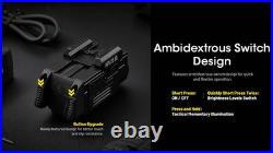 Nitecore NPL25 GL 900 Lumen Rechargeable Mounted Flashlight withGreen Laser Sight