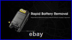 Nitecore NPL25 GL 900 Lumen Rechargeable Mounted Flashlight withGreen Laser Sight