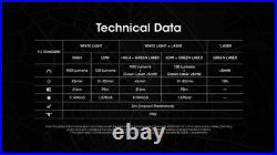 Nitecore NPL25 GL 900 Lumen Rechargeable Mounted Flashlight withGreen Laser Sight