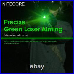 Nitecore NPL25 GL Flashlight 900 Lumen Green Laser Sight Flashlight Rechargeable