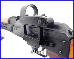 OKP7 Side Mount Green Dot Reflex Sight with Triangle Reticle for Rifle Scope