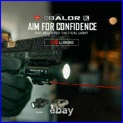OLIGHT Baldr 1120 Lumens Red Laser Rail Mounted Tactical Weaponlight Flashlight