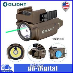 OLIGHT Baldr Mini LED Green Compact Laser Sight Rail Mount Weapon Tactical Light