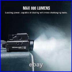 OLIGHT Baldr S Rechargreable Pistol Light Rail Mount 800-Lumen withGreen Laser US